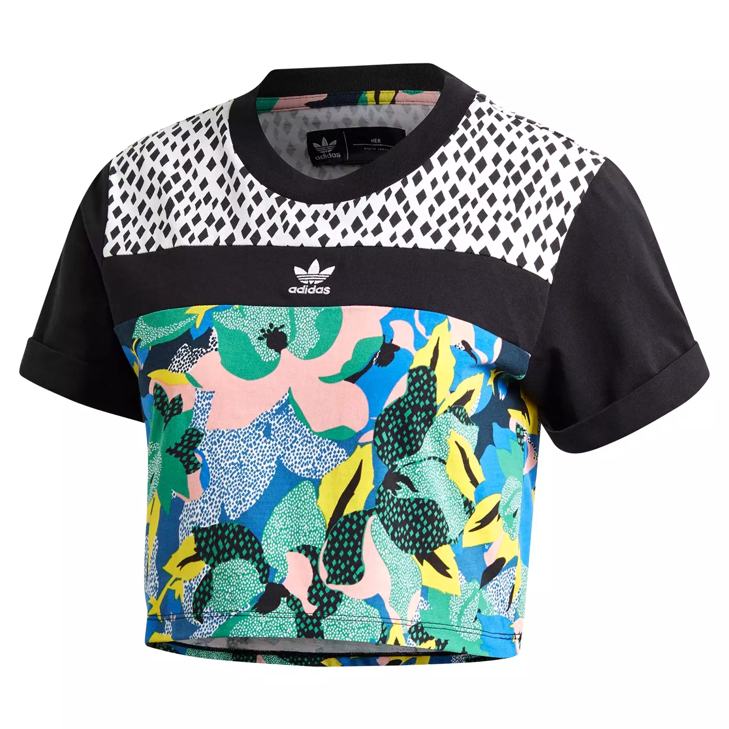 Adidas Originals X Her Studio London Cropped Tee - Multi