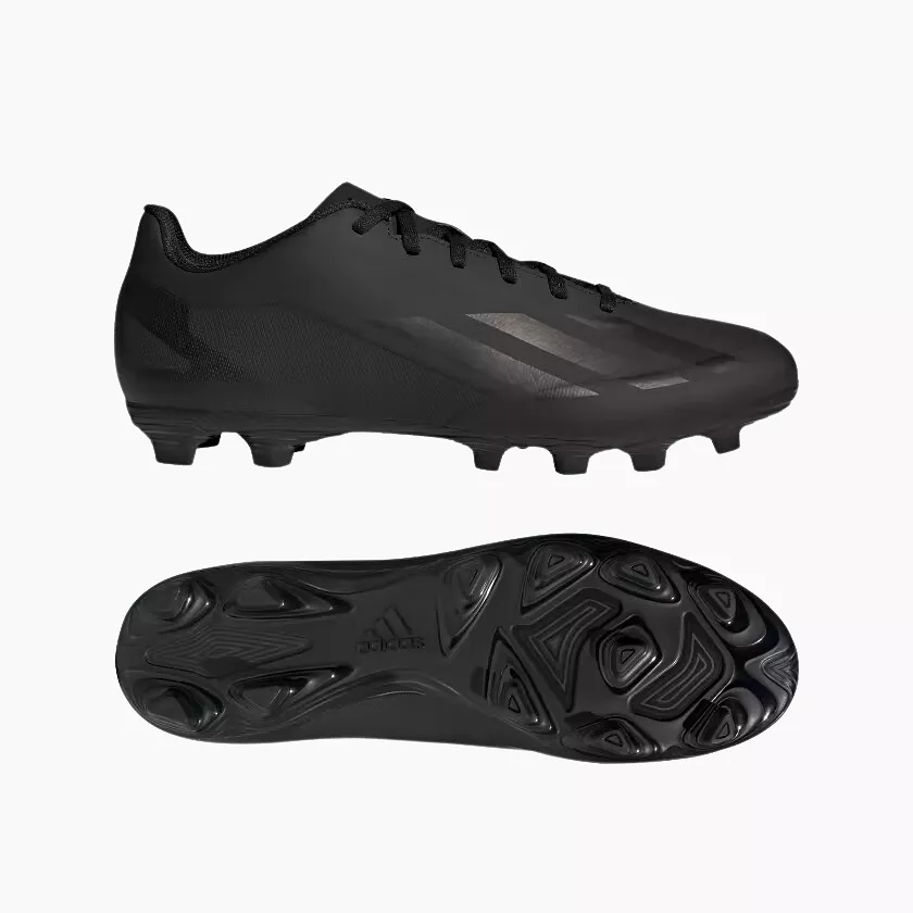 Adidas  X Crazyfast.4 Flexible Ground Soccer Unisex Football Shoes - Core Black