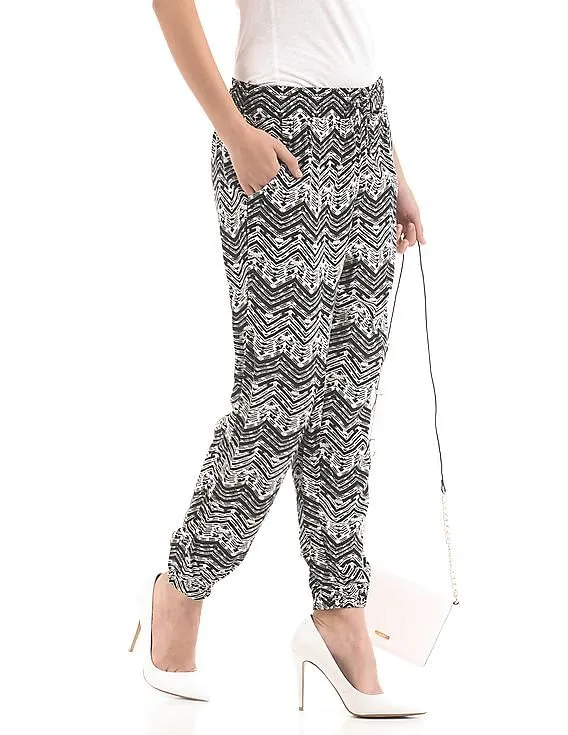 Aeropostale Printed Jogger Pants