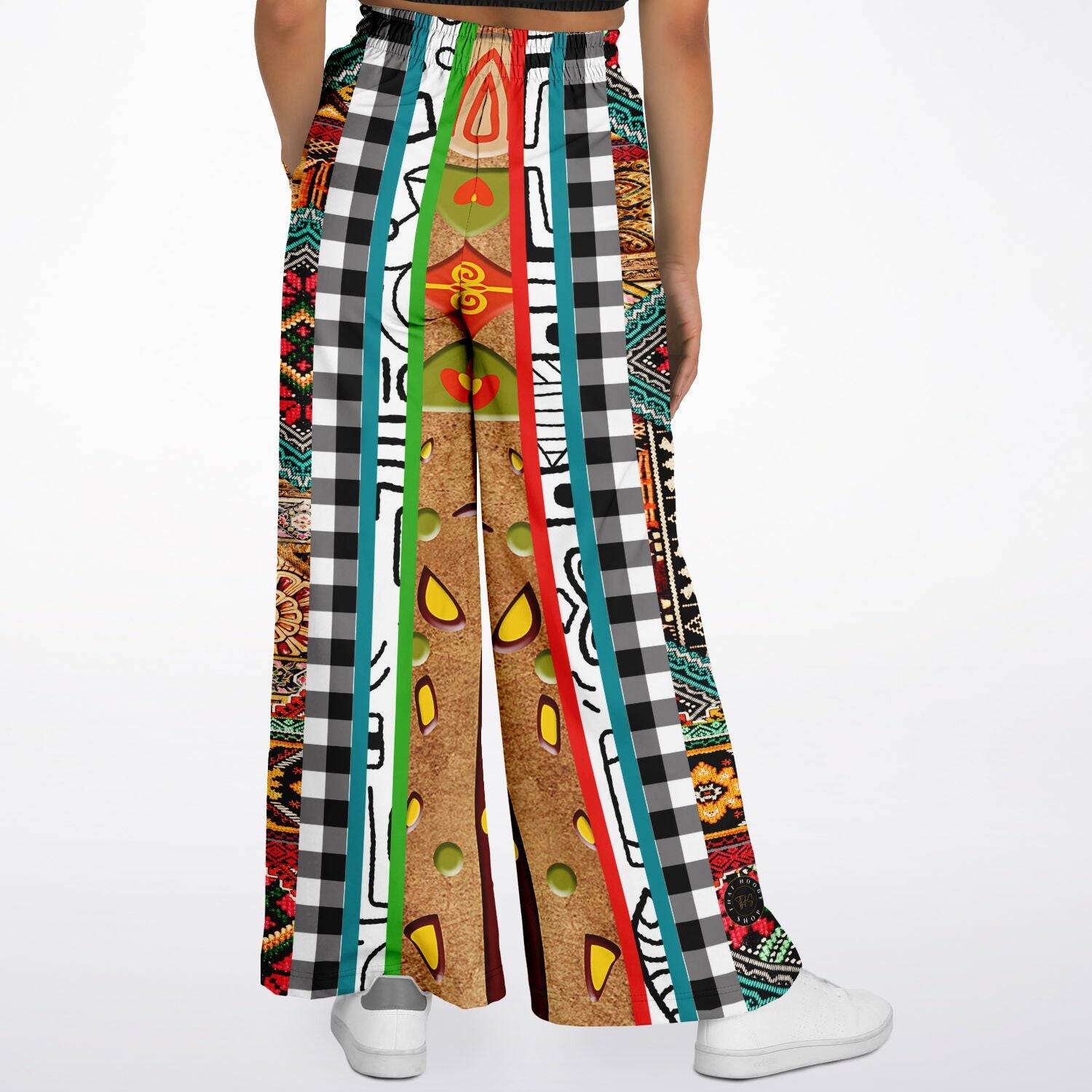 Africa Bombastic Eco-Poly Stretchy Phat Bellbottoms