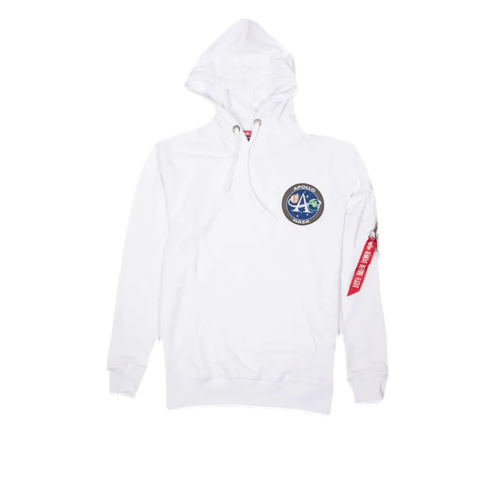 Alpha Industries Apollo Mission Hoody White 106338-09