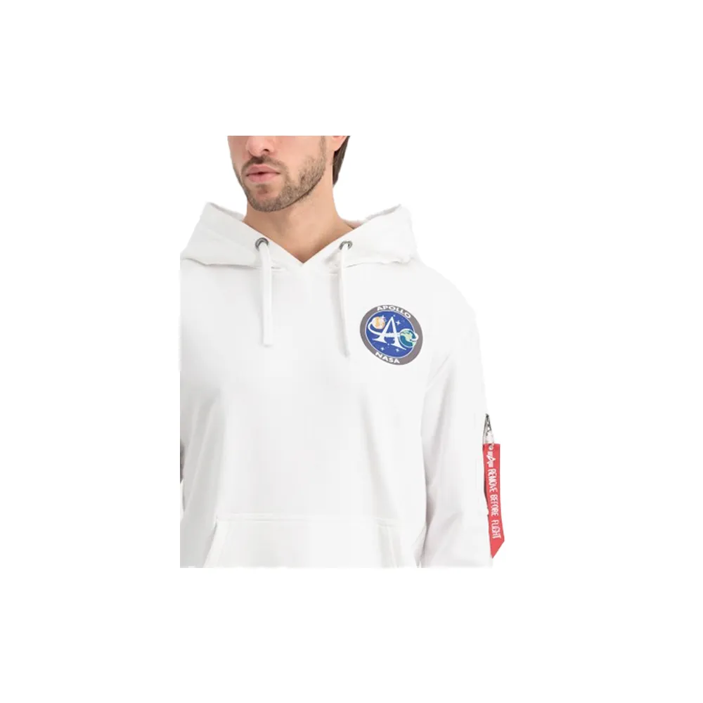 Alpha Industries Apollo Mission Hoody White 106338-09