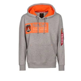 Alpha Industries Mars Neon Hoody Grey Heather 126332-17