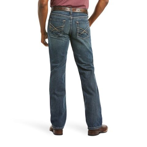 Ariat Men's M5 Slim Deadrun Stackable Straight Leg Jean in Deadrun