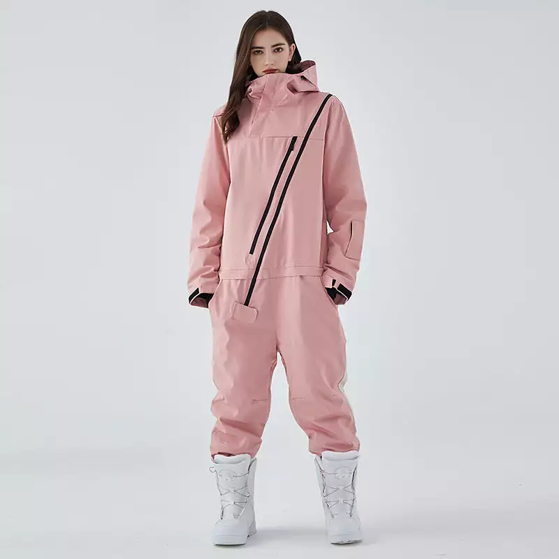 Ashore Ski Shop ski suit men's and women's one-piece single-board Waterproof Ski Jumpsuits