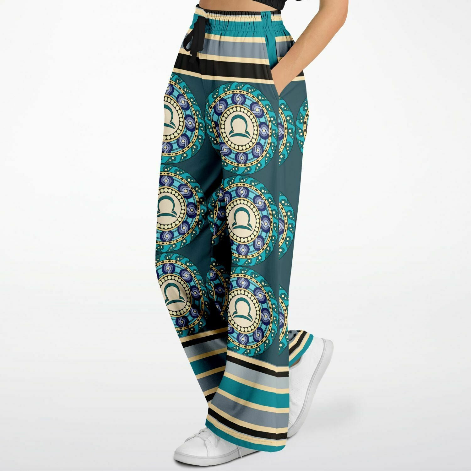 Balanced Life Eco-Poly Stretchy Phat Bellbottoms