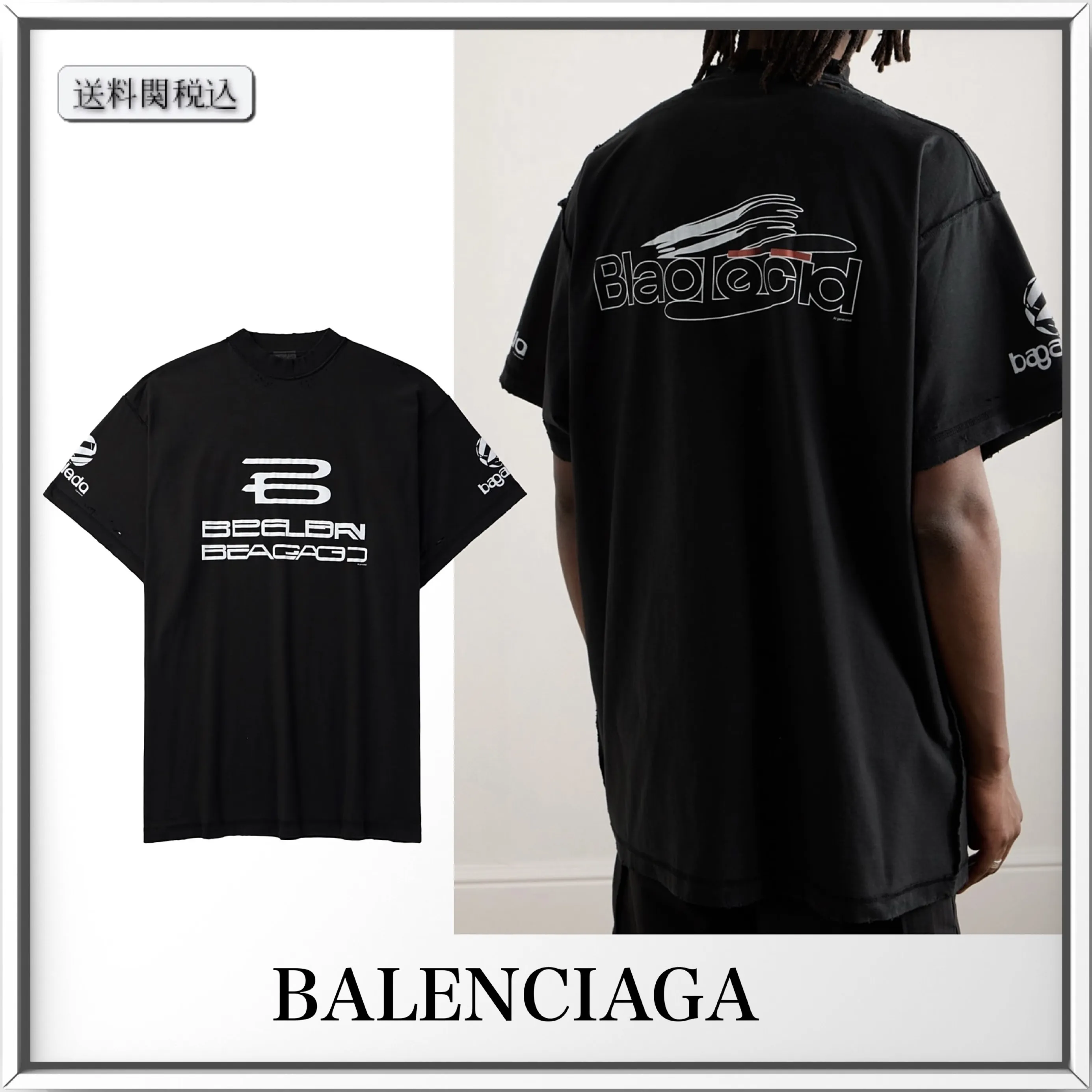 BALENCIAGA  |Cotton Logo Luxury T-Shirts