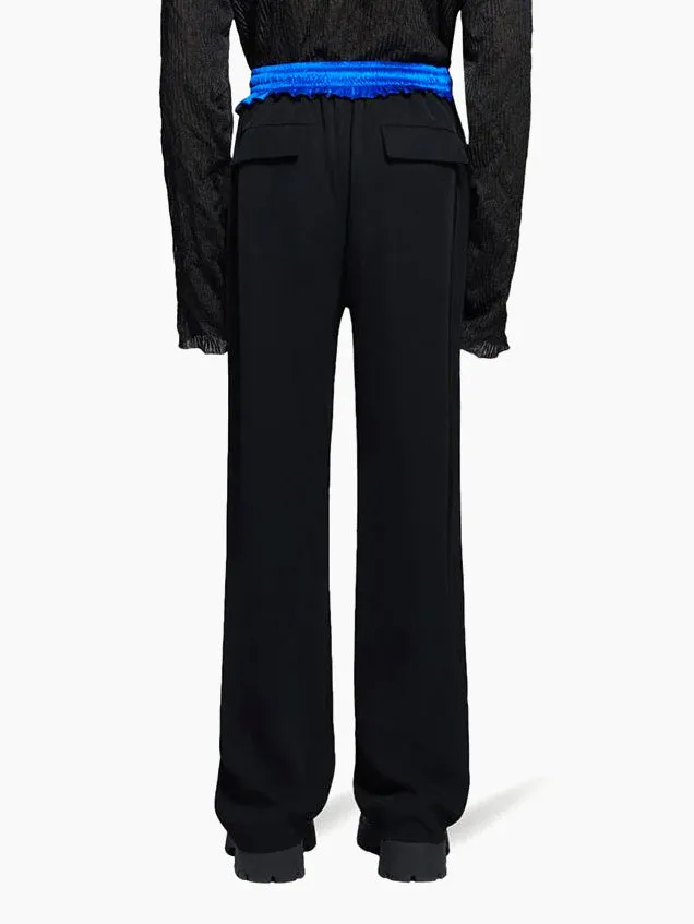 Balenciaga SS21 Jogger Waistband Tailored Fluid Pants