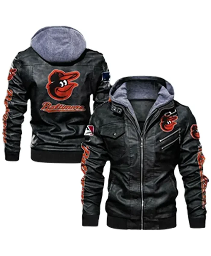 Baltimore Orioles Leather Jacket - William Jacket