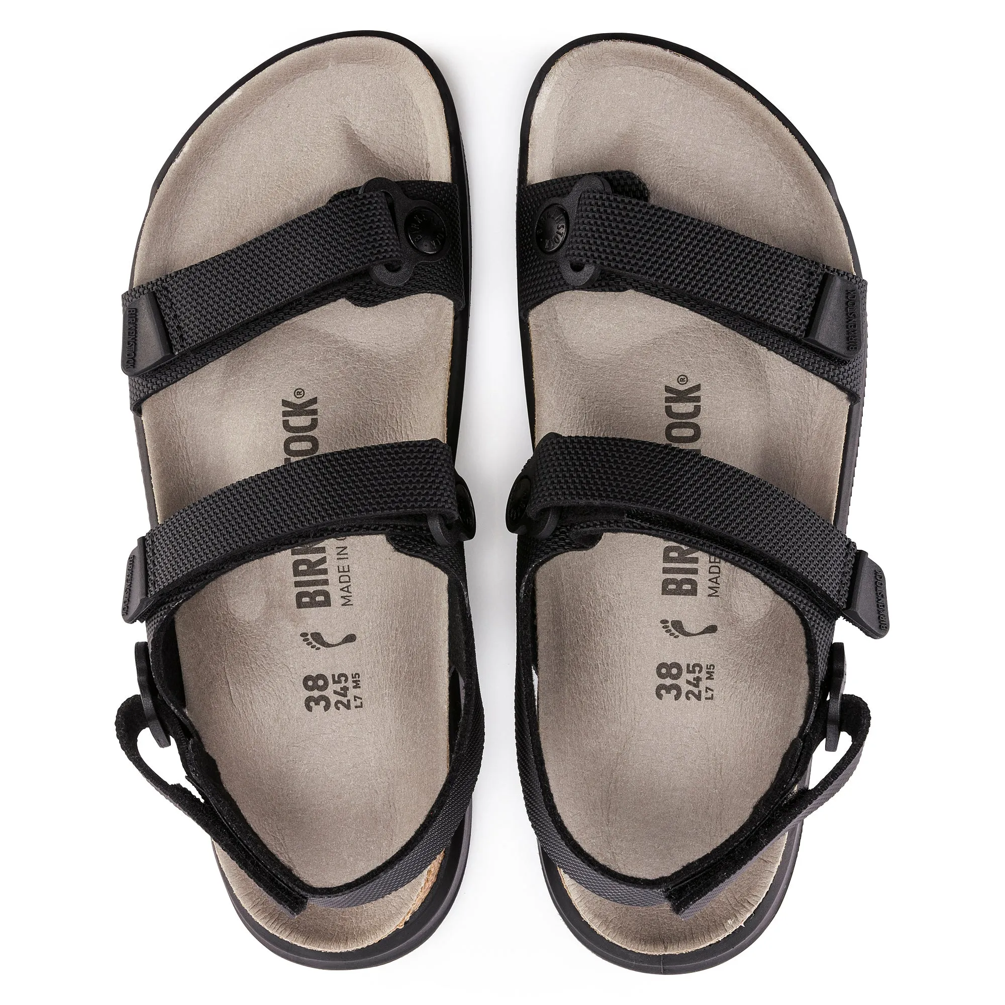 Birkenstock Rugged Casual Women's Kalahari futura black Birko-Flor