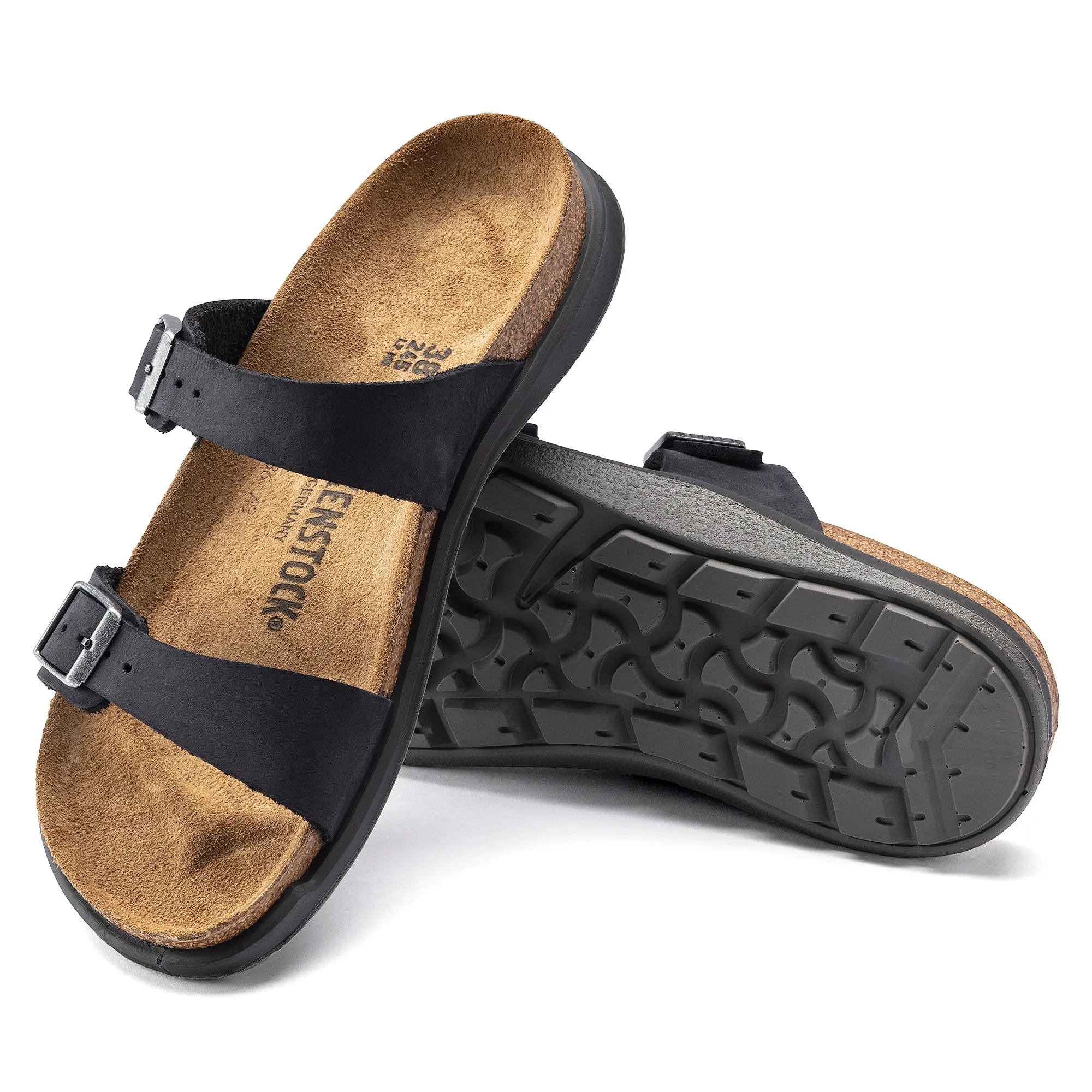 Birkenstock Rugged Casual Women's Sierra black oiled leather