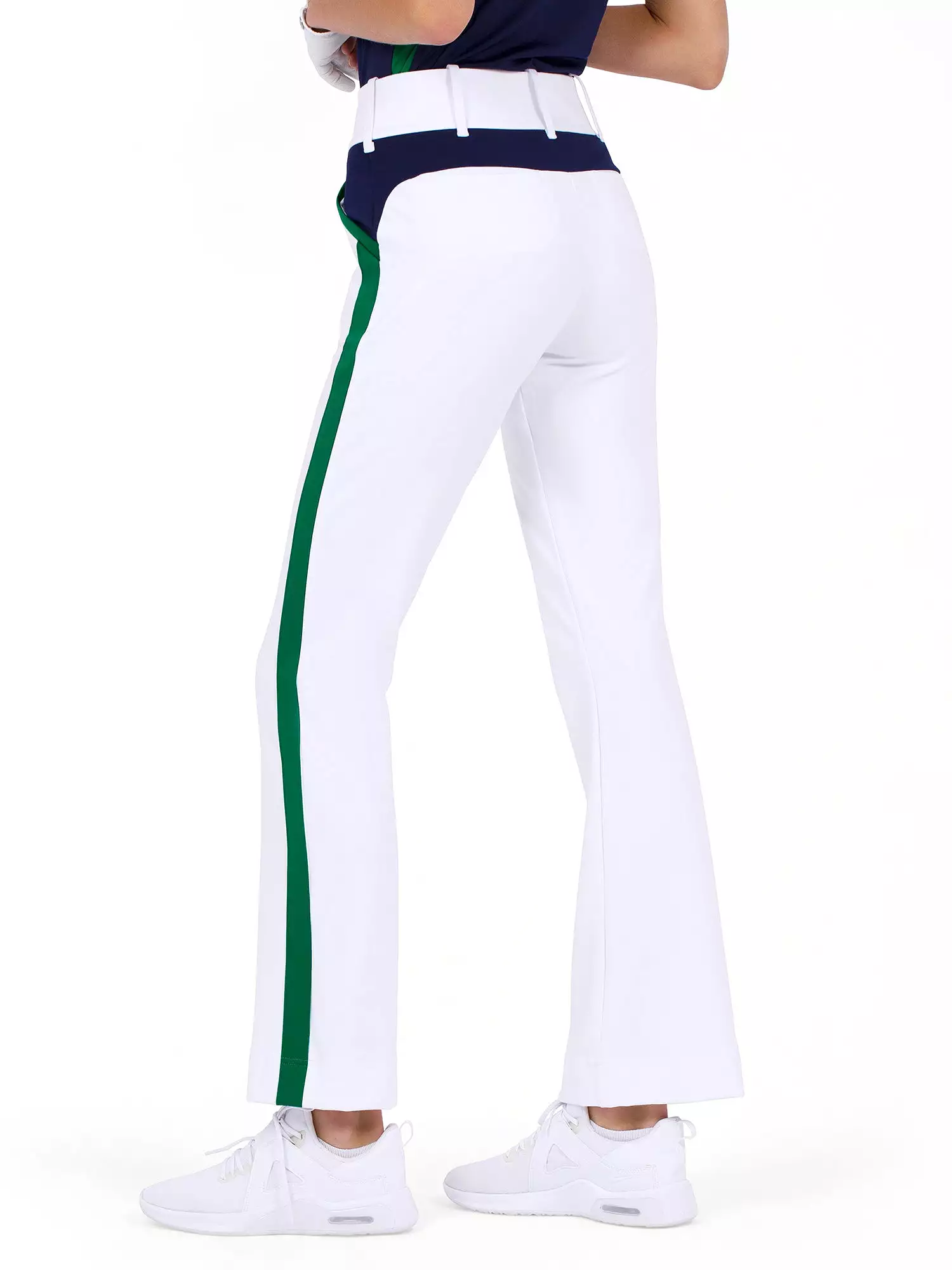 Blake  30 Inseam Golf Pant - White/Ink Combo