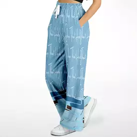 Blue Geo THS Signature SW  Eco-Poly Stretchy Phat Bellbottoms