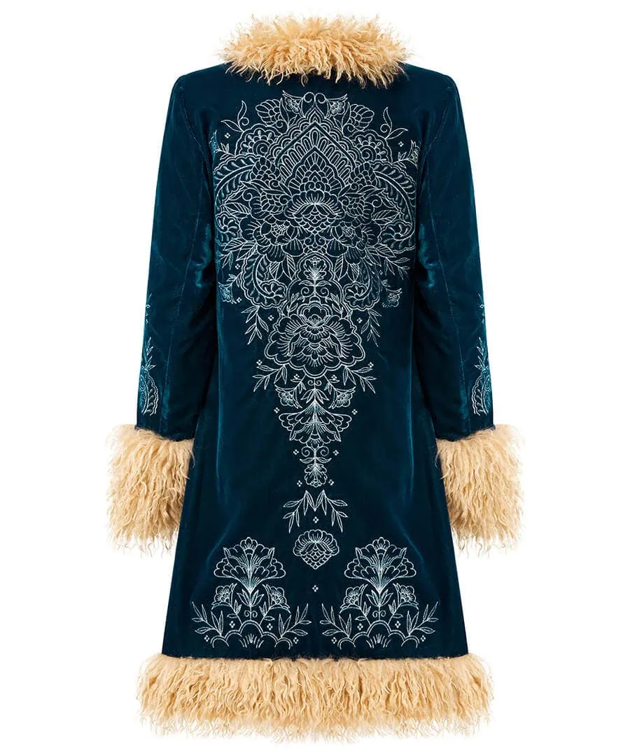 Boho Girl Embroidered Boutique Coat