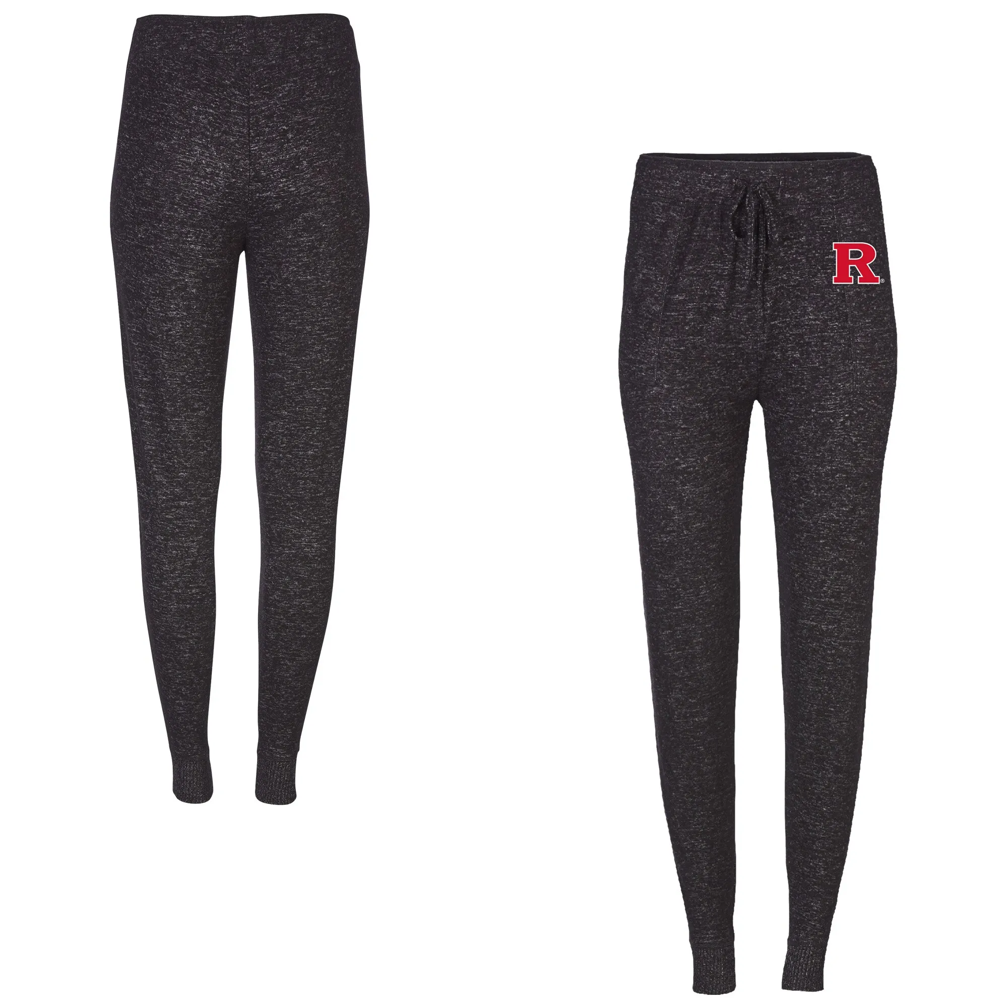 Boxercraft Rutgers Scarlet Knights Women's Black Cuddle Tri-Blend Jogger Pants