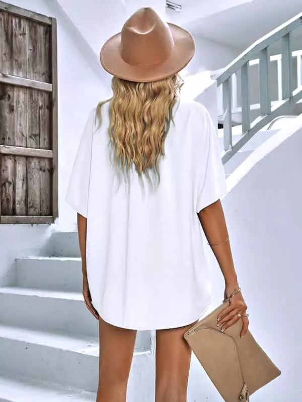 Casual Short Sleeved Women Shirt