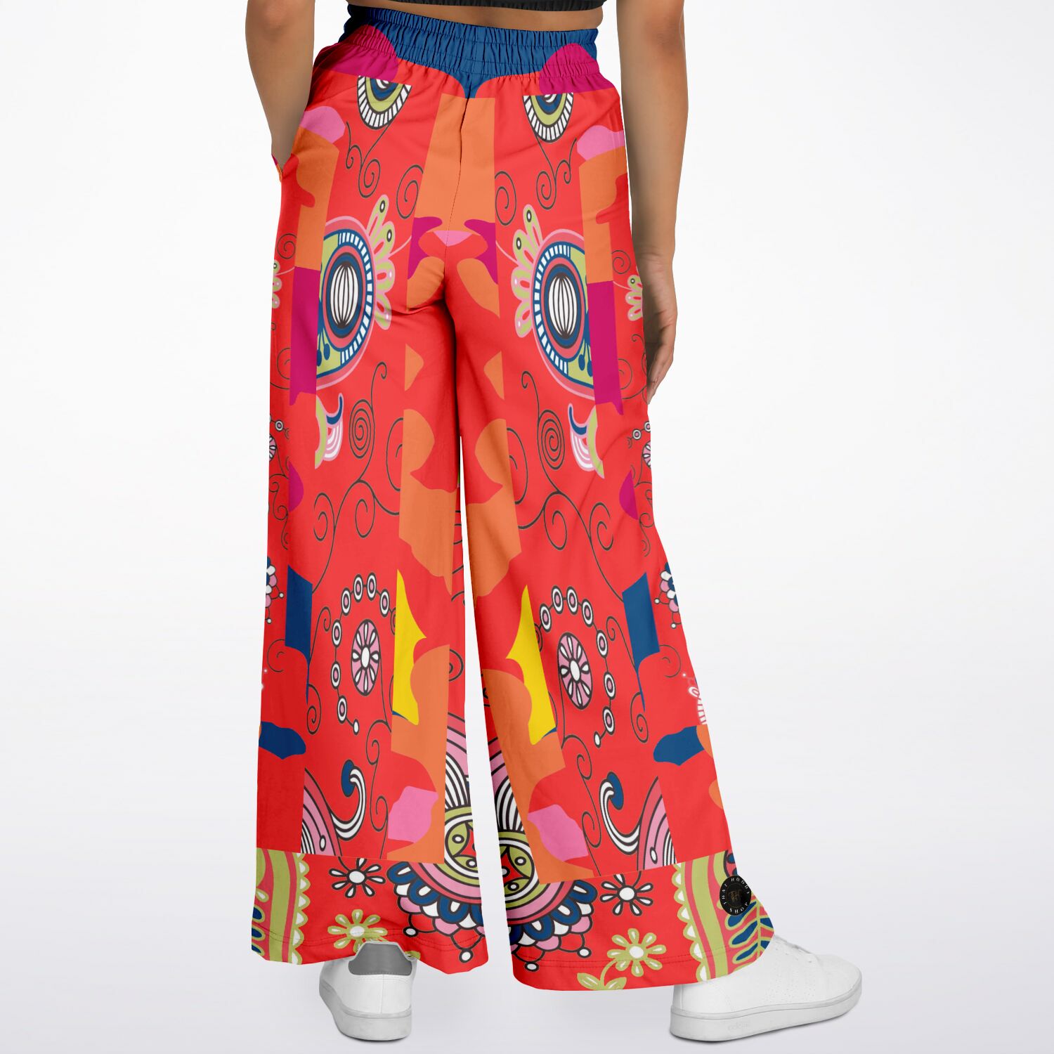 Chili Pepper Camo Paisley Eco-Poly Stretchy Phat Bellbottoms