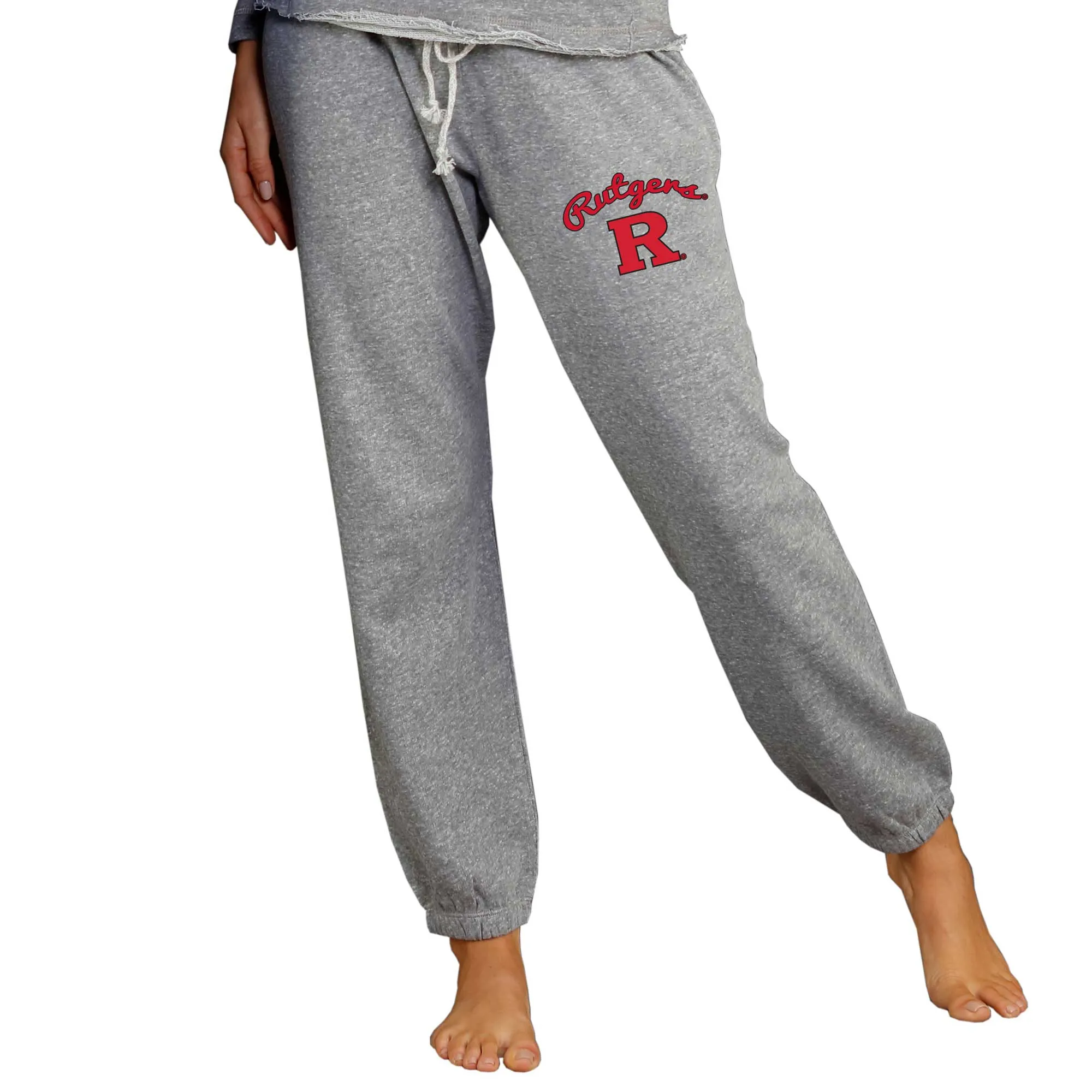 Concepts Sport Rutgers Scarlet Knights Women's Gray Mainstream Knit Jogger Pants