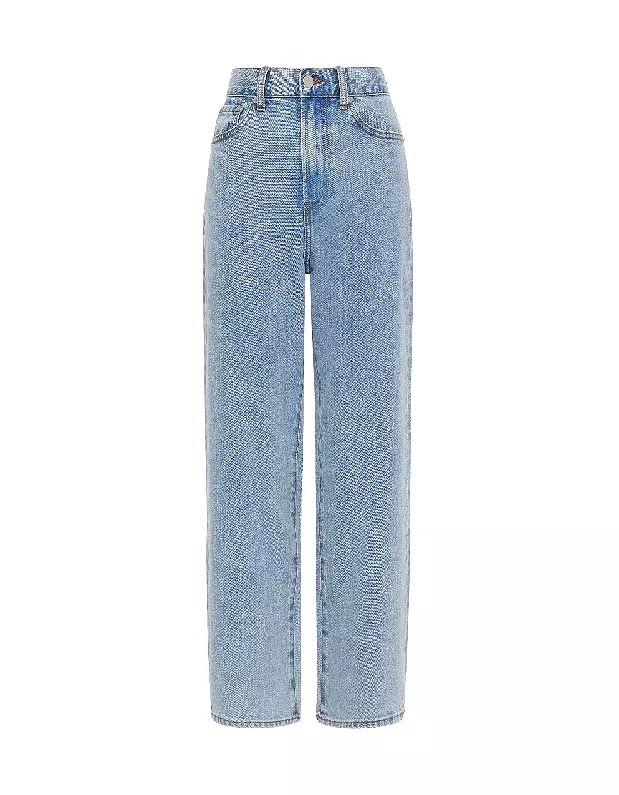 CROP WIDE LEG - FADED INDIGO