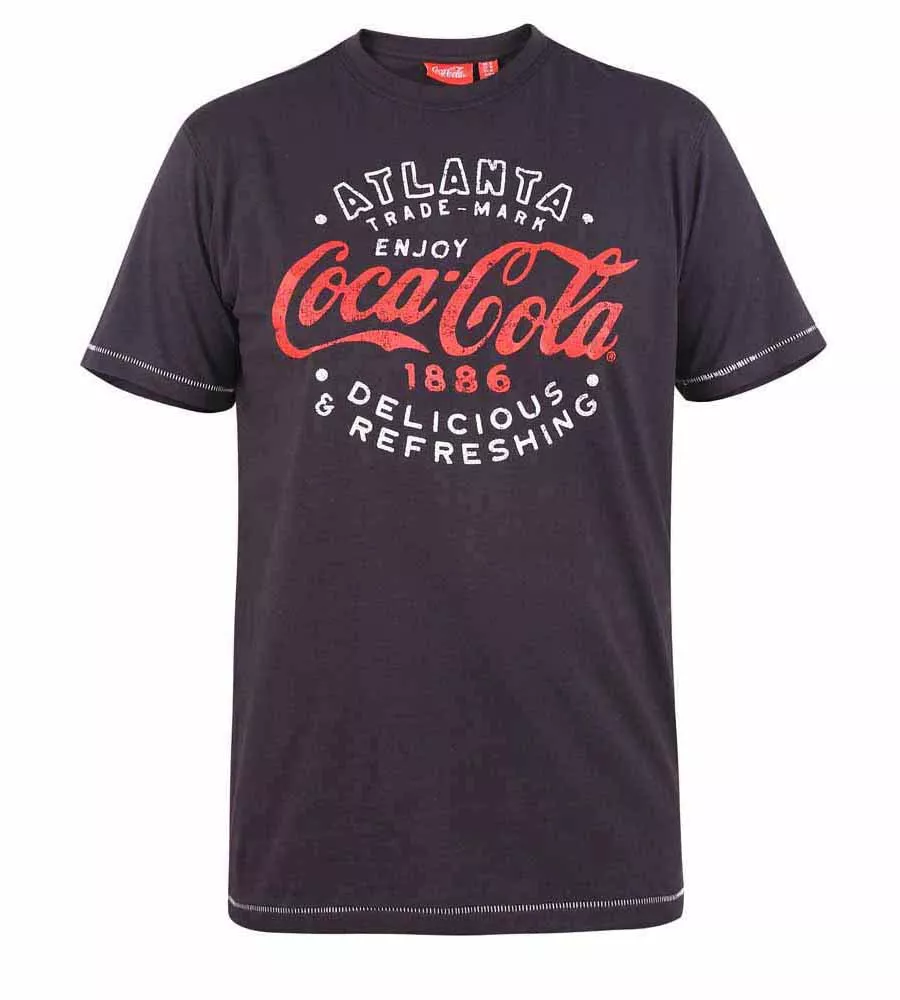 D555 Mens Coca Cola Printed T-Shirt Official Licensed Product (LONGHAM)