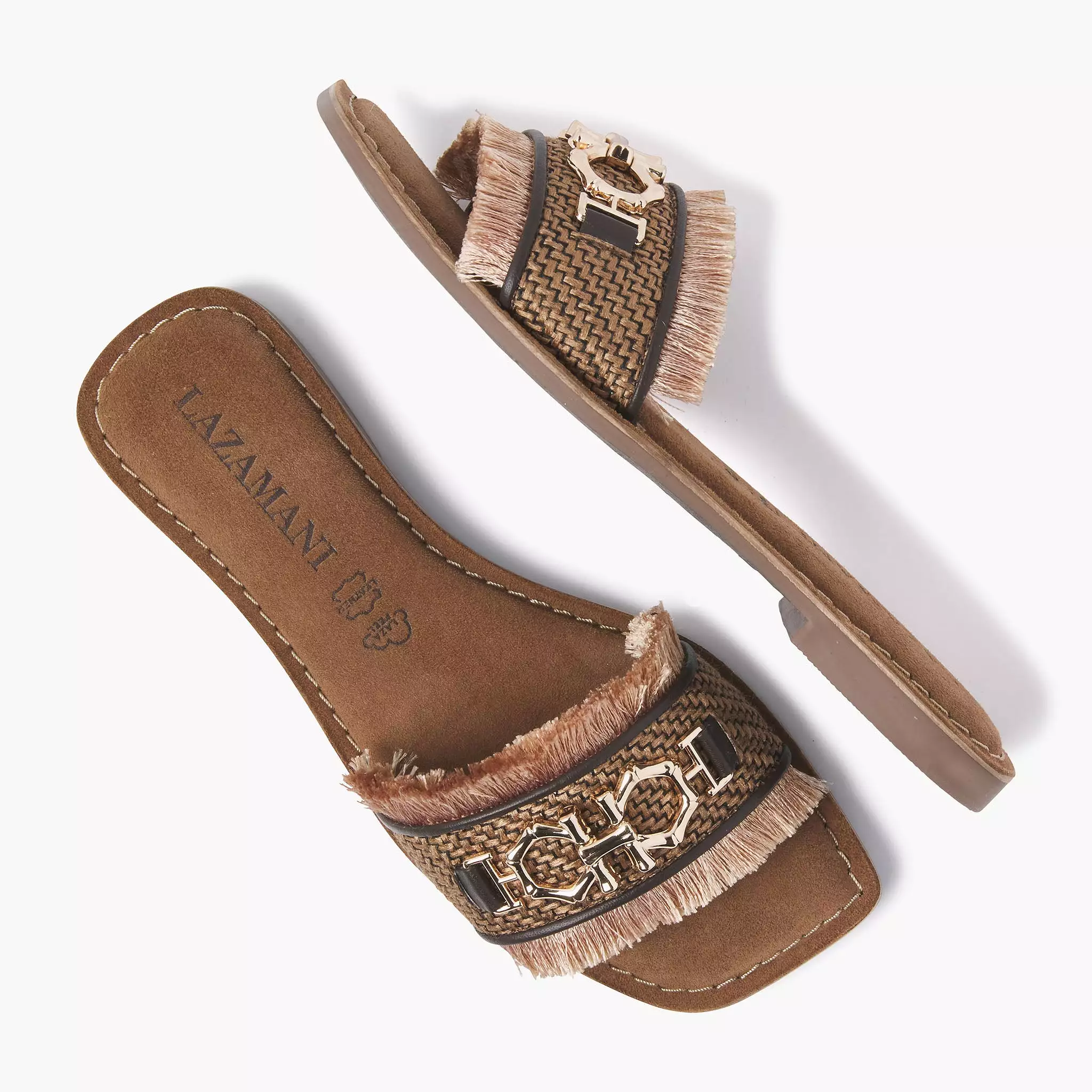 Dames Slippers 75.362 Brown