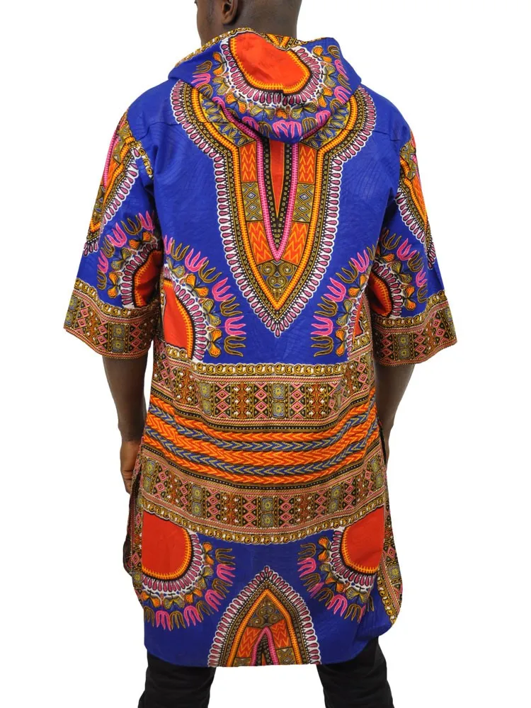 Dashiki Hoody Long Shirt - African Clothing Store | JT Aphrique