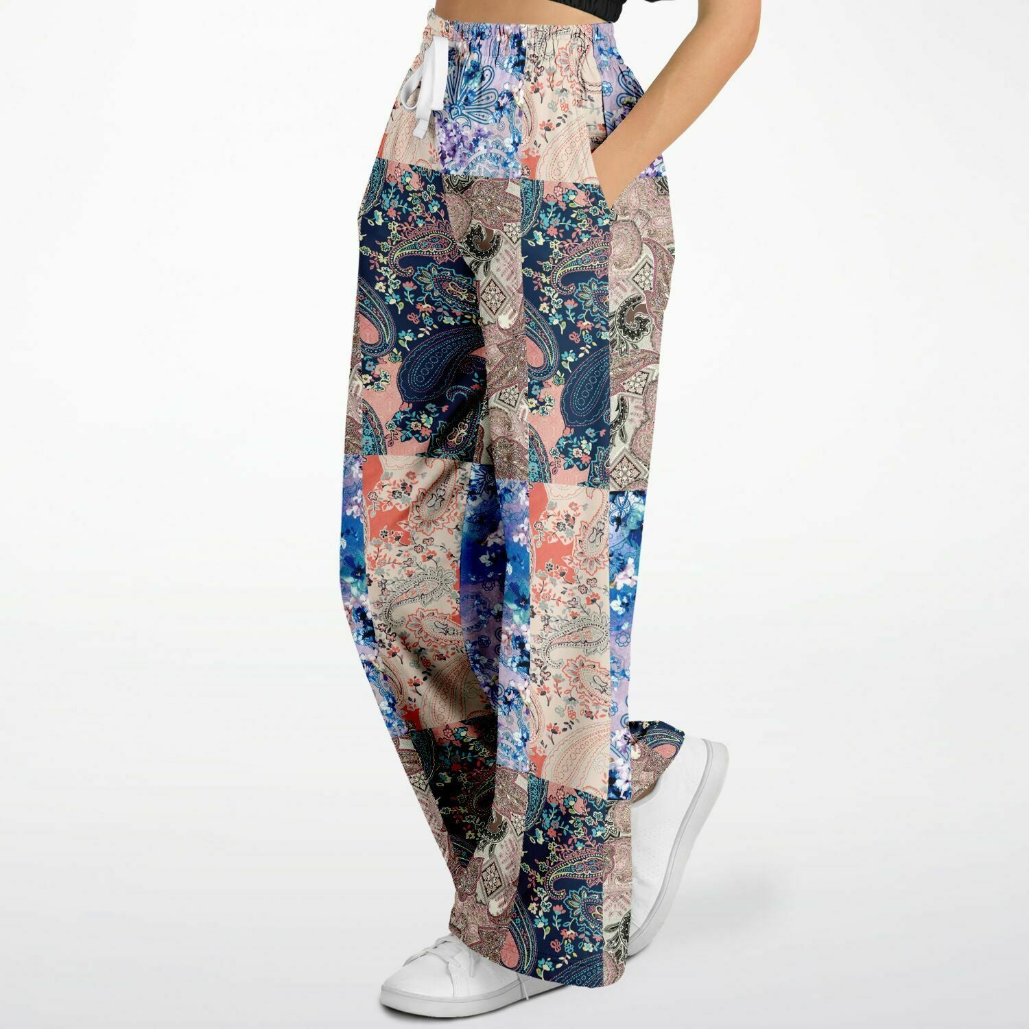 Dolores Park SW Patchwork Stretchy Phat Bellbottoms