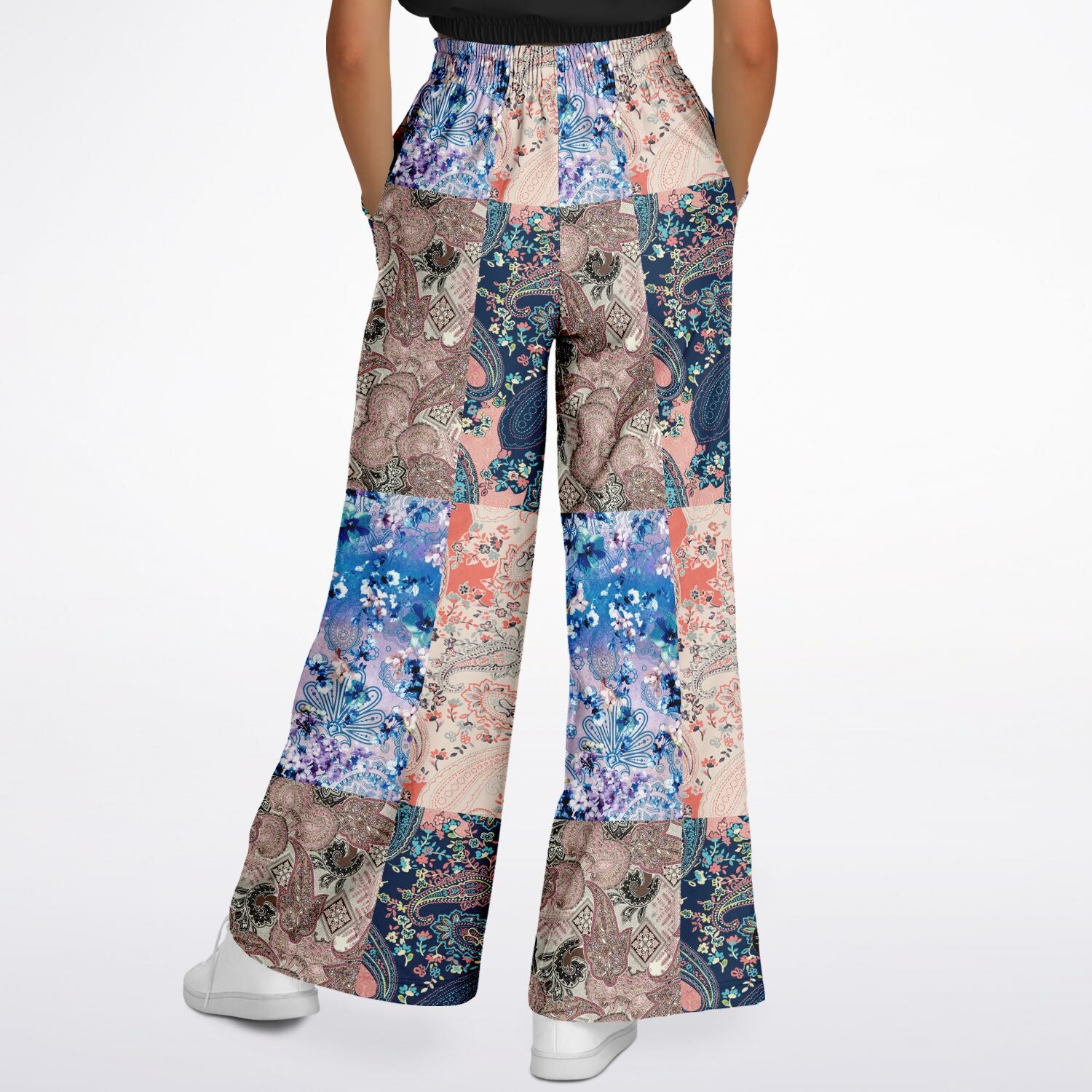 Dolores Park SW Patchwork Stretchy Phat Bellbottoms