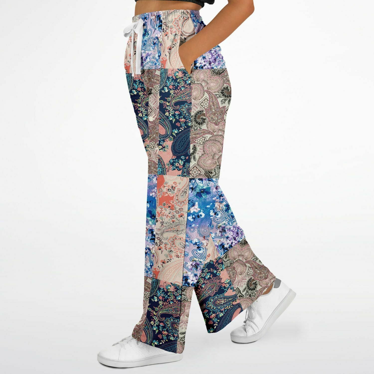 Dolores Park SW Patchwork Stretchy Phat Bellbottoms