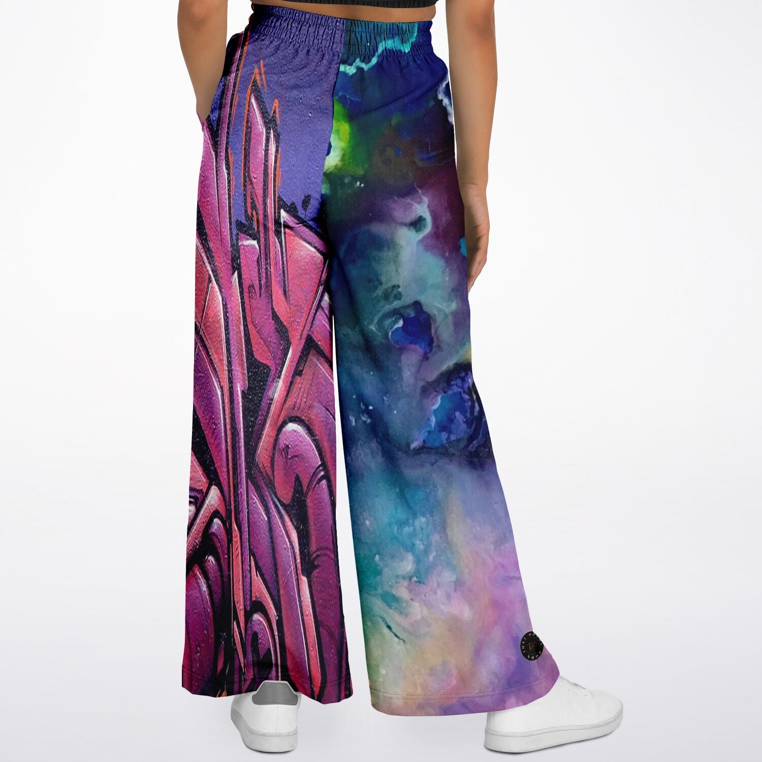 Dusky Midnight Graffiti SW Stretchy Phat Bellbottoms