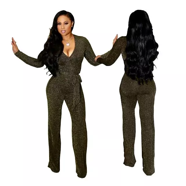 Elegant Glitter Sparkly Jumpsuits For Women