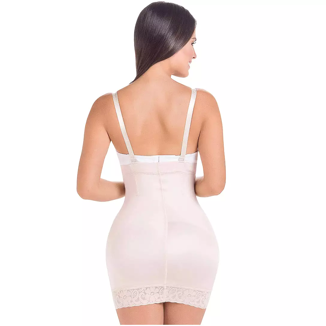 Fajas MariaE FU112 | Shapewear Slip Dress For Women | Tummy & Hips Enhancement | Triconet