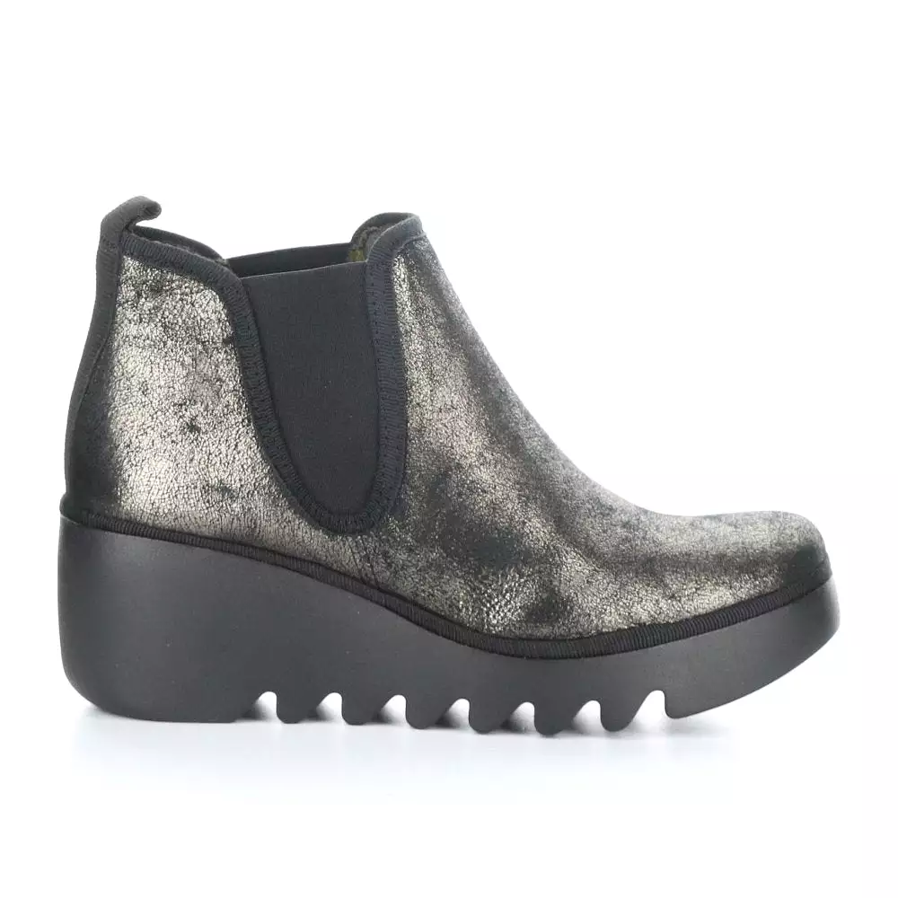 Fly London Women's Byne Wedge Boot - Graphite Cool