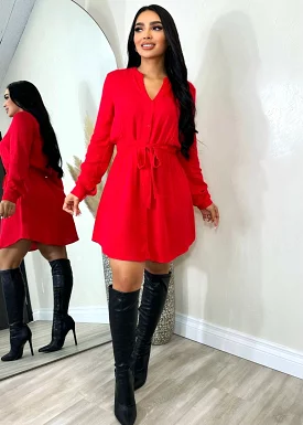 Good Times Dress Red