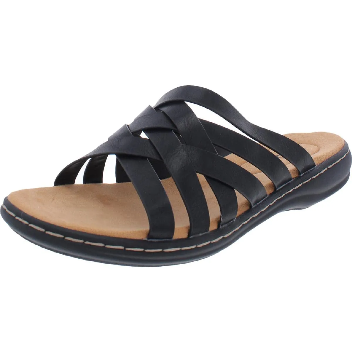 IZOD Women's Slaight Casual Sandals for Wome Dense Cushioned Footbed & Sturdy Outsole