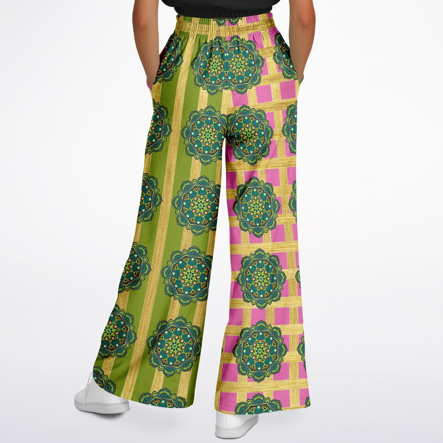 Jambalaya Eco-Poly Stretchy Phat Bellbottoms