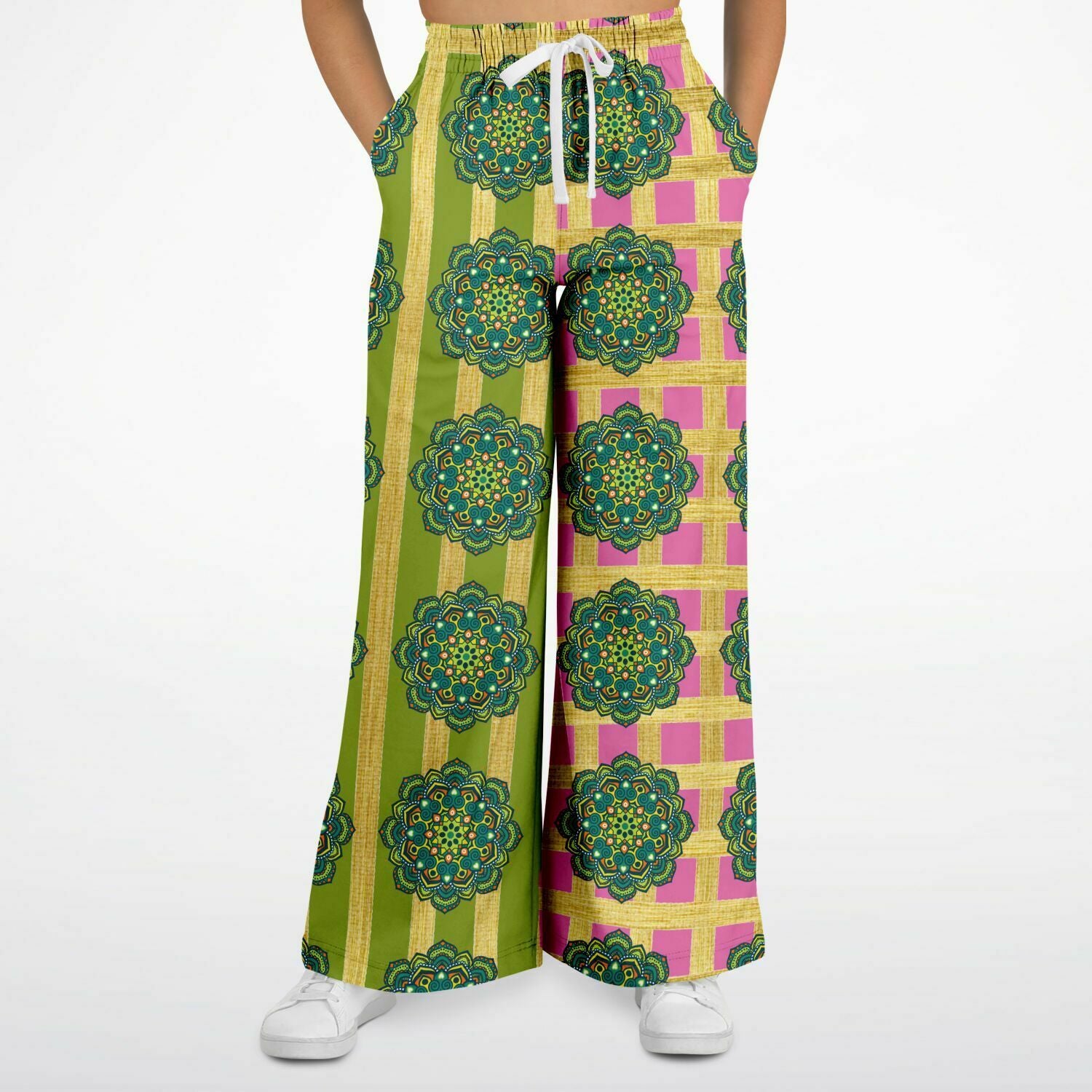 Jambalaya Eco-Poly Stretchy Phat Bellbottoms