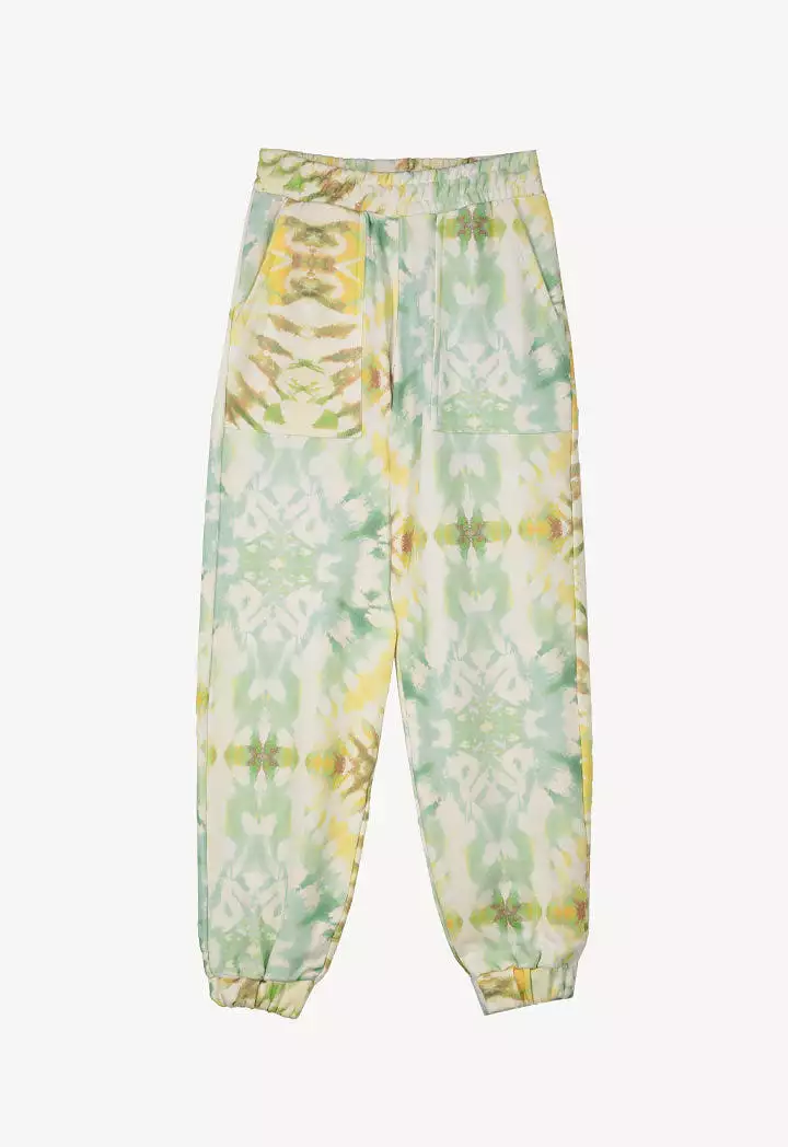 Knitted Tie Dye Jogger pants