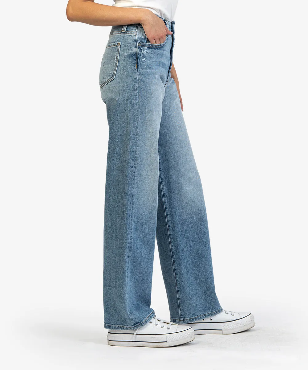 Kut From The Kloth Sienna High Rise Wide Leg Jean (Coach Wash)