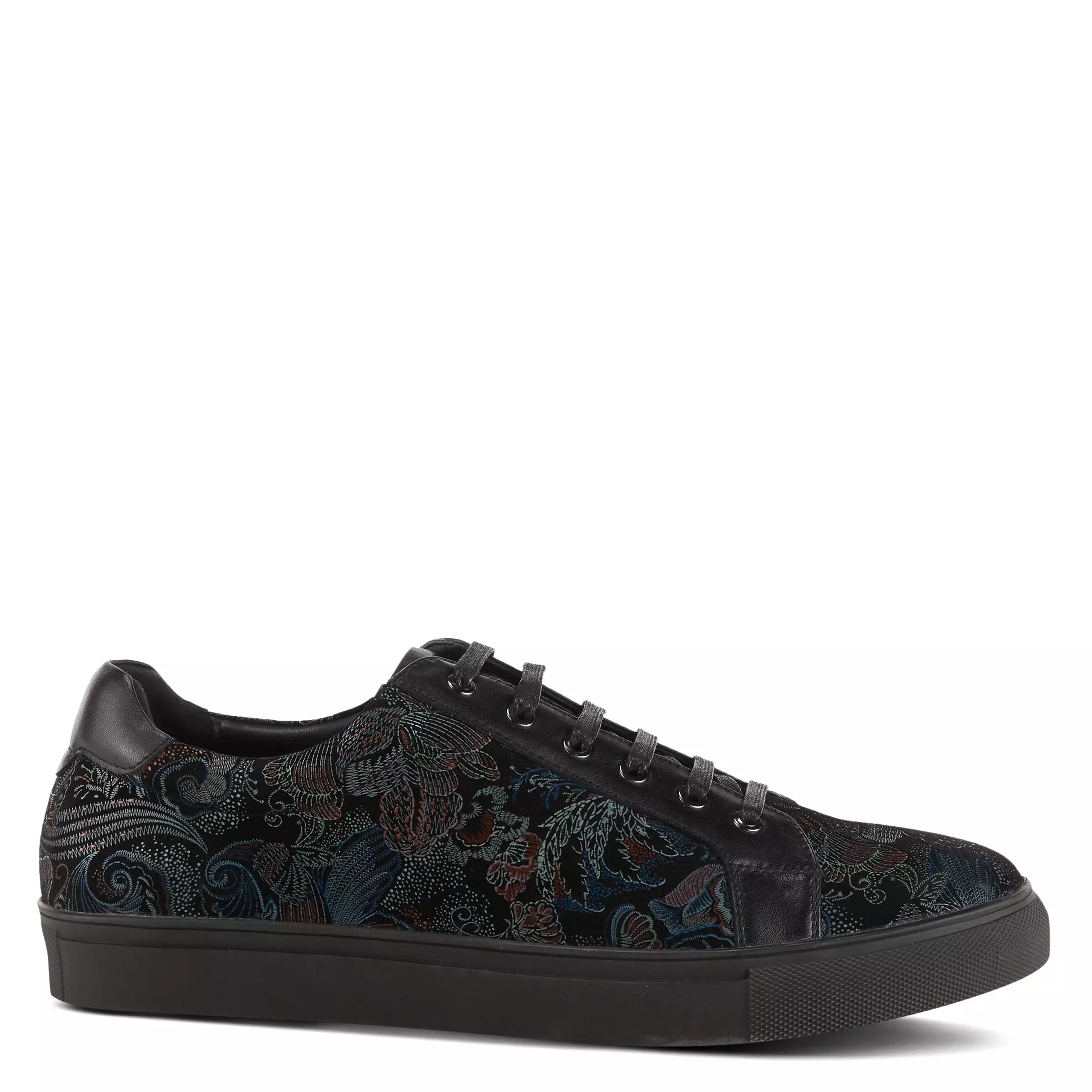 L'ARTISTE MEN ANDER-FLORAL LACE-UP SNEAKER