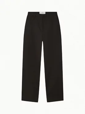 Les Coyotes Straight leg tailored trousers noir