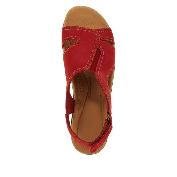 Libiyi Summer Velcro Fish Mouth Casual Women's Sandals