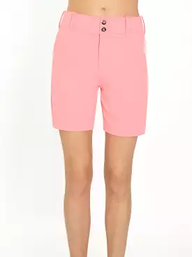 Lilian Streched Woven Shorts - Plumeria