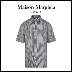 Maison Margiela  |Cotton Logo Designers Shirts