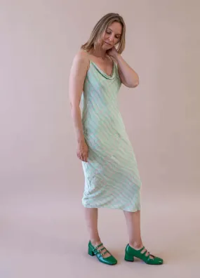 Molly High Tide Slip Dress - Green