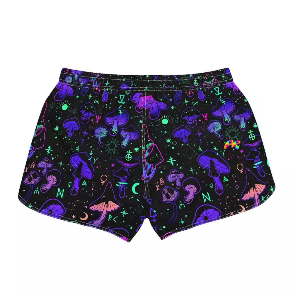 Mushroom Cult Women's Rave Shorts | Festival Outfits For Women Over 40