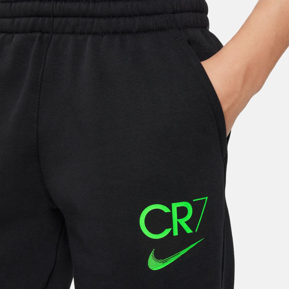 Nike Youth CR7 Fleece Football Jogger Pants (Black/Green Strike)