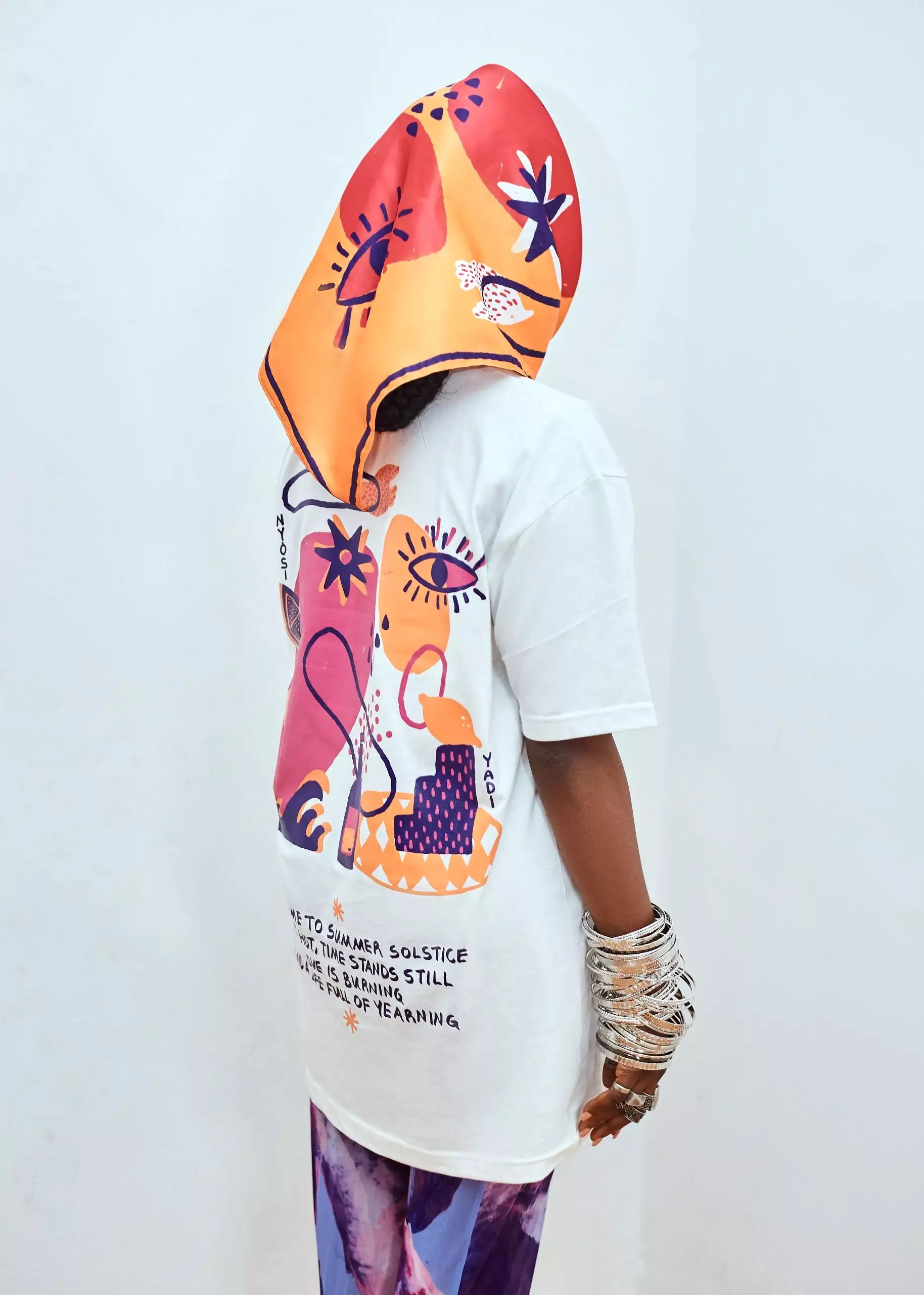 Nyosi Brand printed Summer Solstice T-Shirt, Nyosi, and Yadi Collaboration