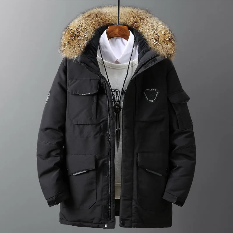 Outdoor men and women couple coat