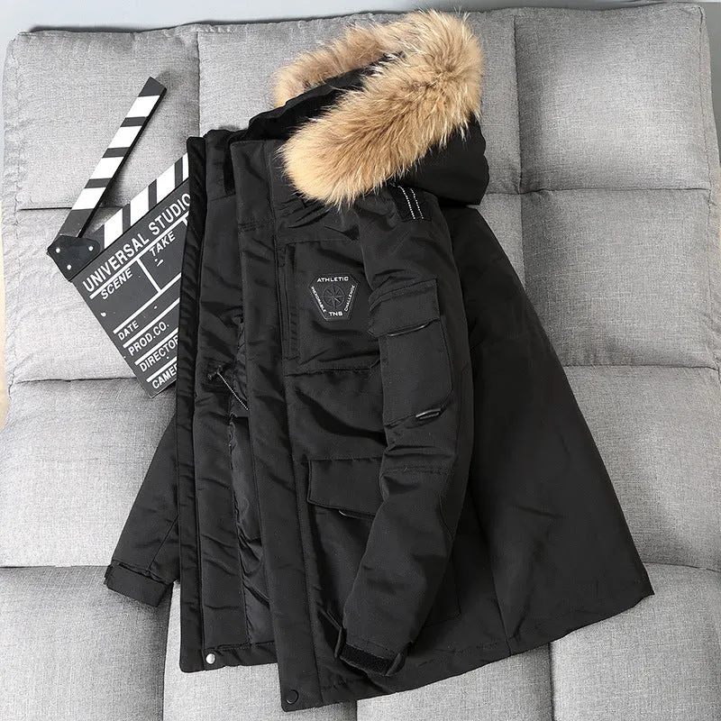 Outdoor men and women couple coat